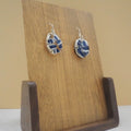 Revived Ceramic Serving Bowl Earrings