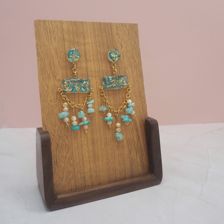 "Fuck Trump" Resin Dangle Earrings