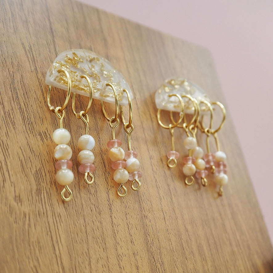 "Fuck Trump" Morse Code Resin Earrings