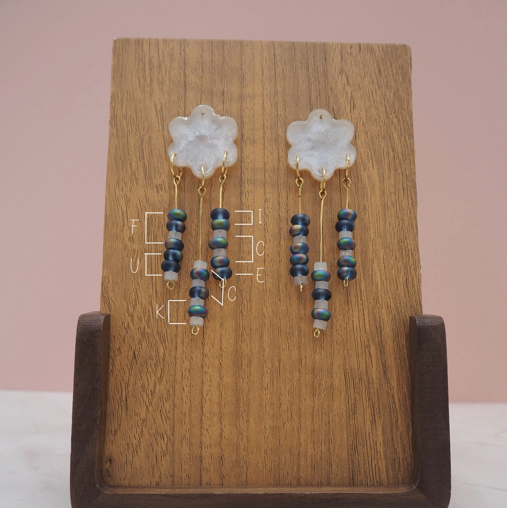"Fuck ICE" Resin Dangle Earrings