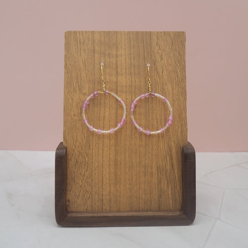 "Fuck Trump" Morse Code Dangle Hoops