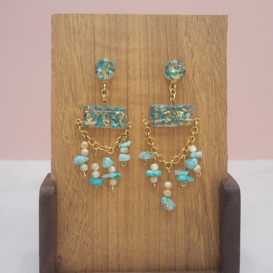 "Fuck Trump" Resin Dangle Earrings