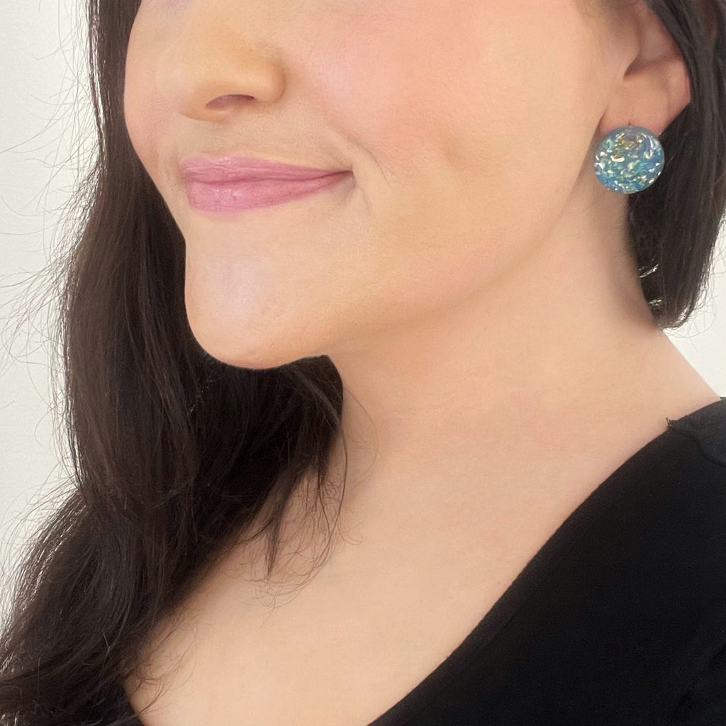 Resin Sparkle Studs