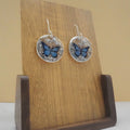Resin Butterfly Dangle Earrings
