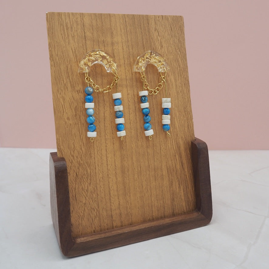 "Fuck Trump" Resin Stud Dangle Earrings