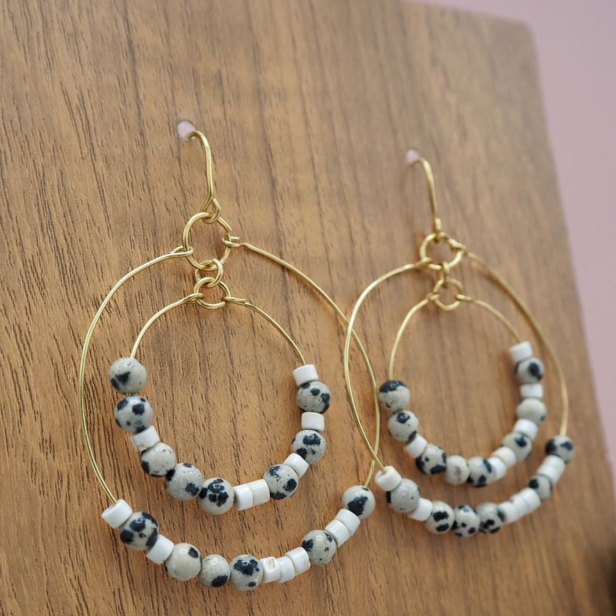 "Fuck Trump" Dangle Hoop Earrings