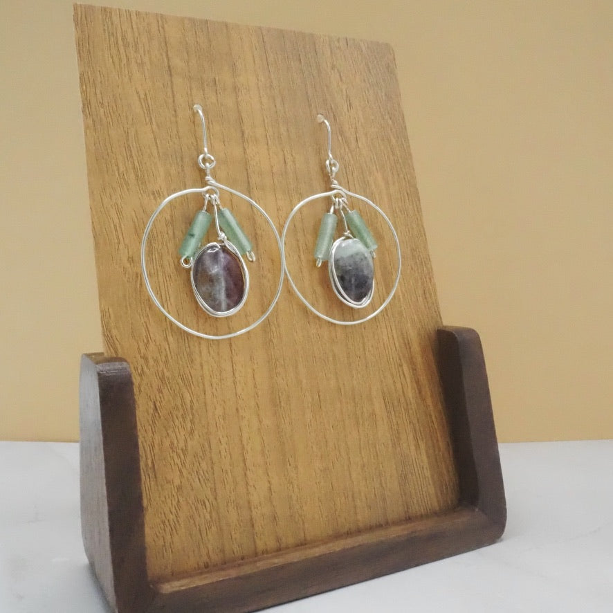 Geometric Dangle Hoops