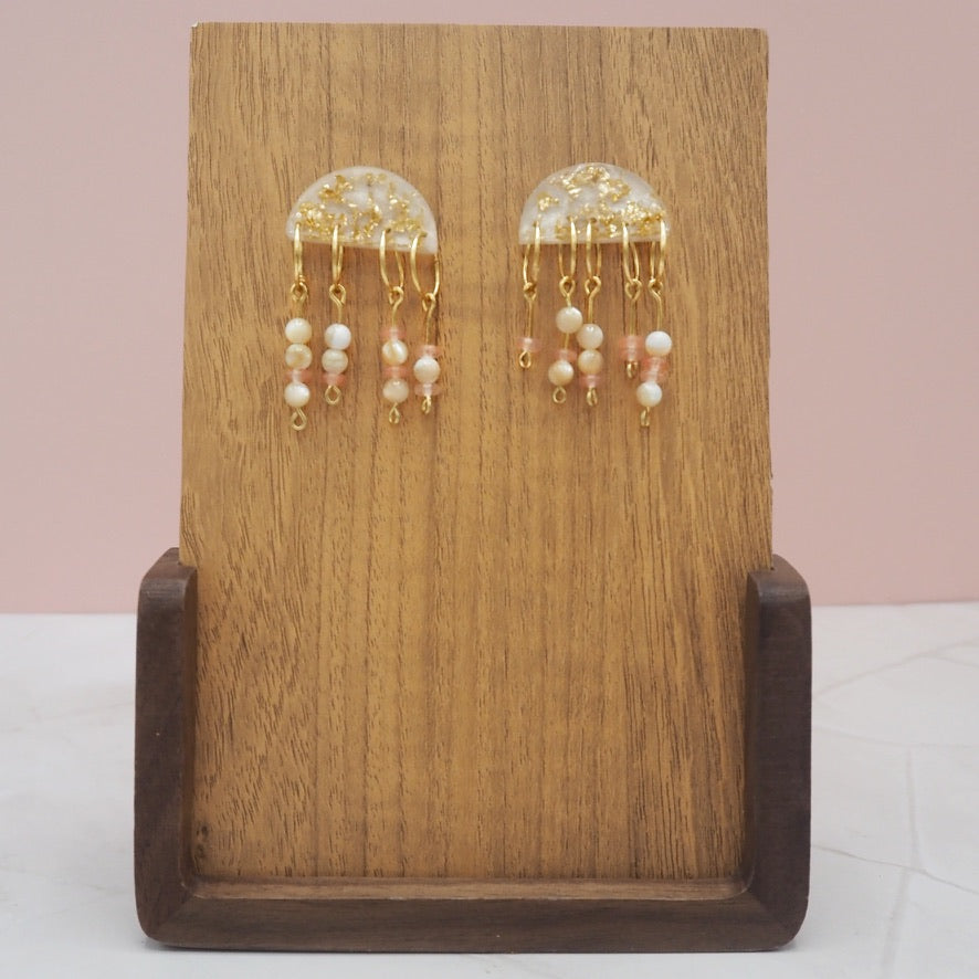 "Fuck Trump" Morse Code Resin Earrings
