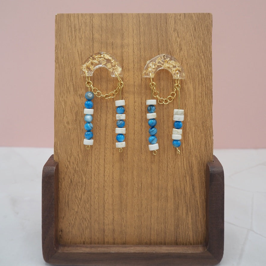 "Fuck Trump" Resin Stud Dangle Earrings